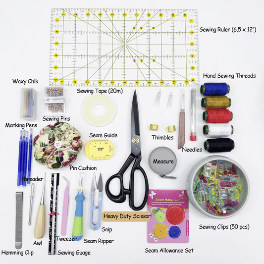 Beginner Sewing Tool Kit - 22 Sewing Essentials