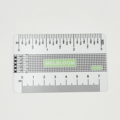 Wallet Ruler, Mini Gauge, FREE shipping