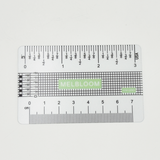 Wallet Ruler, Mini Gauge, FREE shipping
