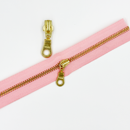 YKK Size 3 Size 5 Metal Zipper Pulls 8 PCS