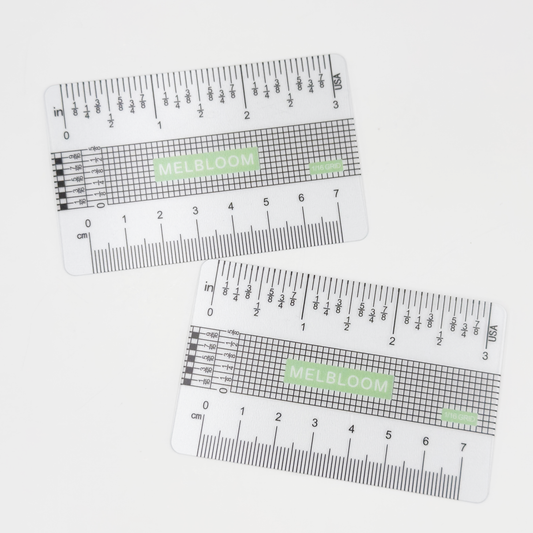 Wallet Ruler, Mini Gauge, FREE shipping