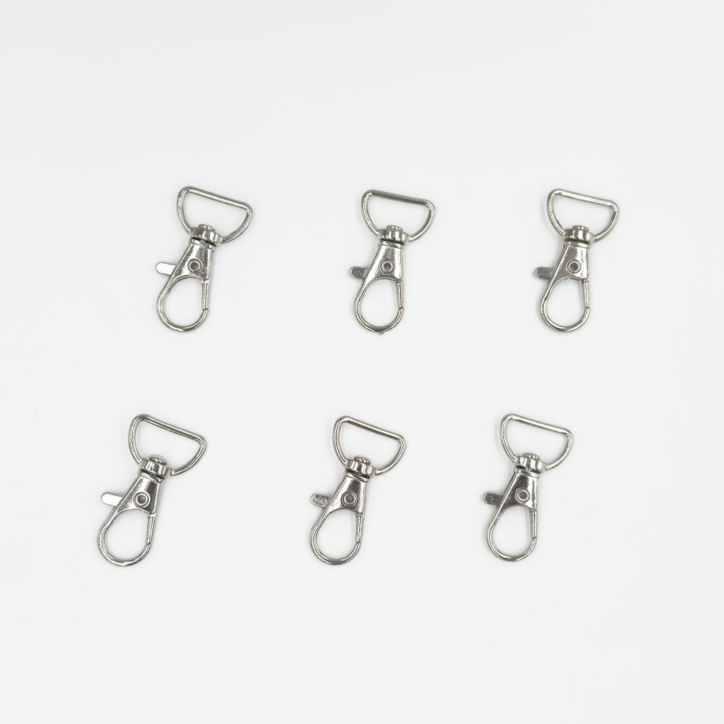 Swivel Lobster Clasp with D Ring l 6PCS