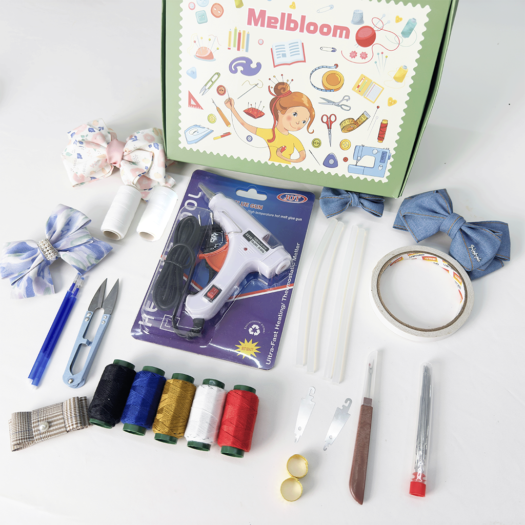 Hair Bow Hair Accessory Making Toolkit - 11 Craft Essentials