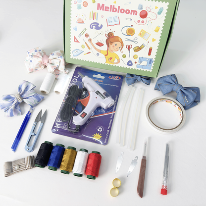 Hair Bow Hair Accessory Making Toolkit - 11 Craft Essentials
