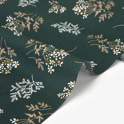 100% Cotton 30C Lace Flower Green 62" Wide
