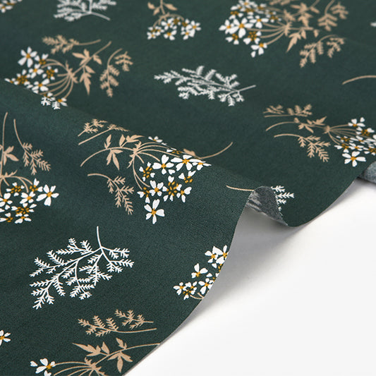 100% Cotton 30C Lace Flower Green 62" Wide