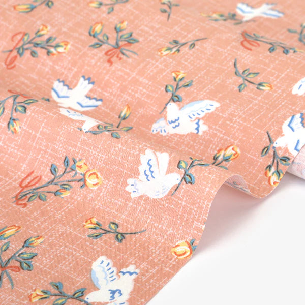100% Cotton 20C Vintage Rose 42" Wide