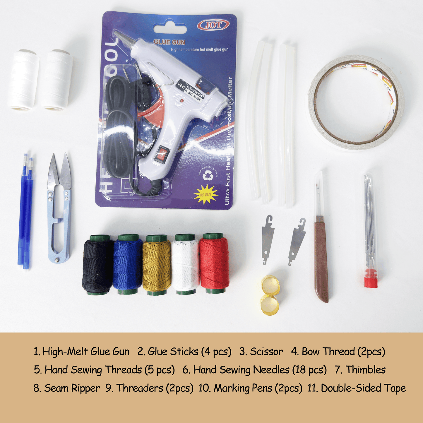Hair Bow Hair Accessory Making Toolkit - 11 Craft Essentials