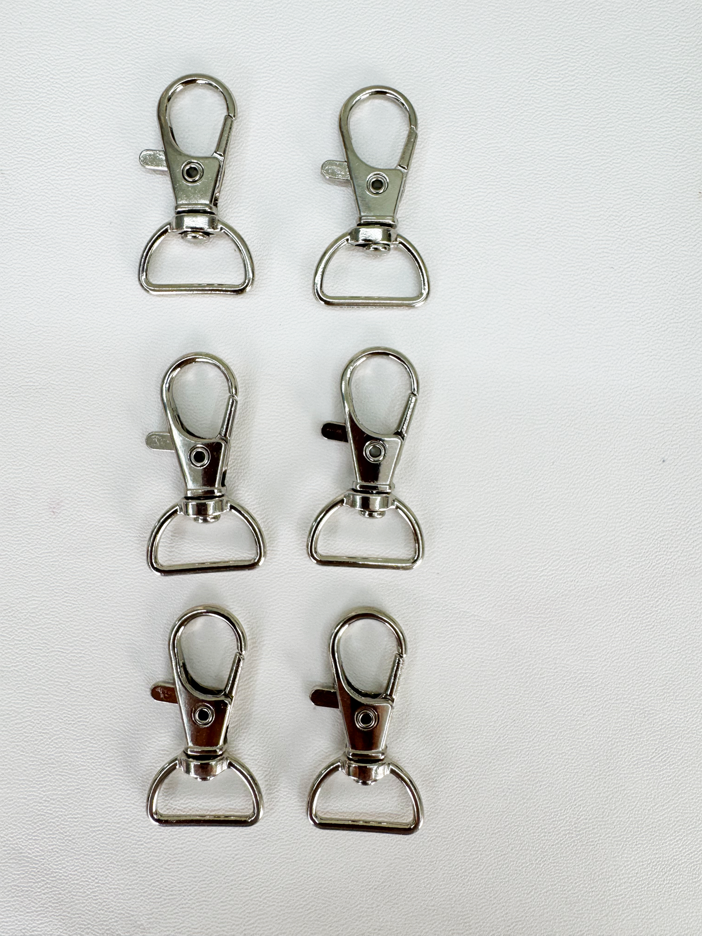 Swivel Lobster Clasp with D Ring l 6PCS