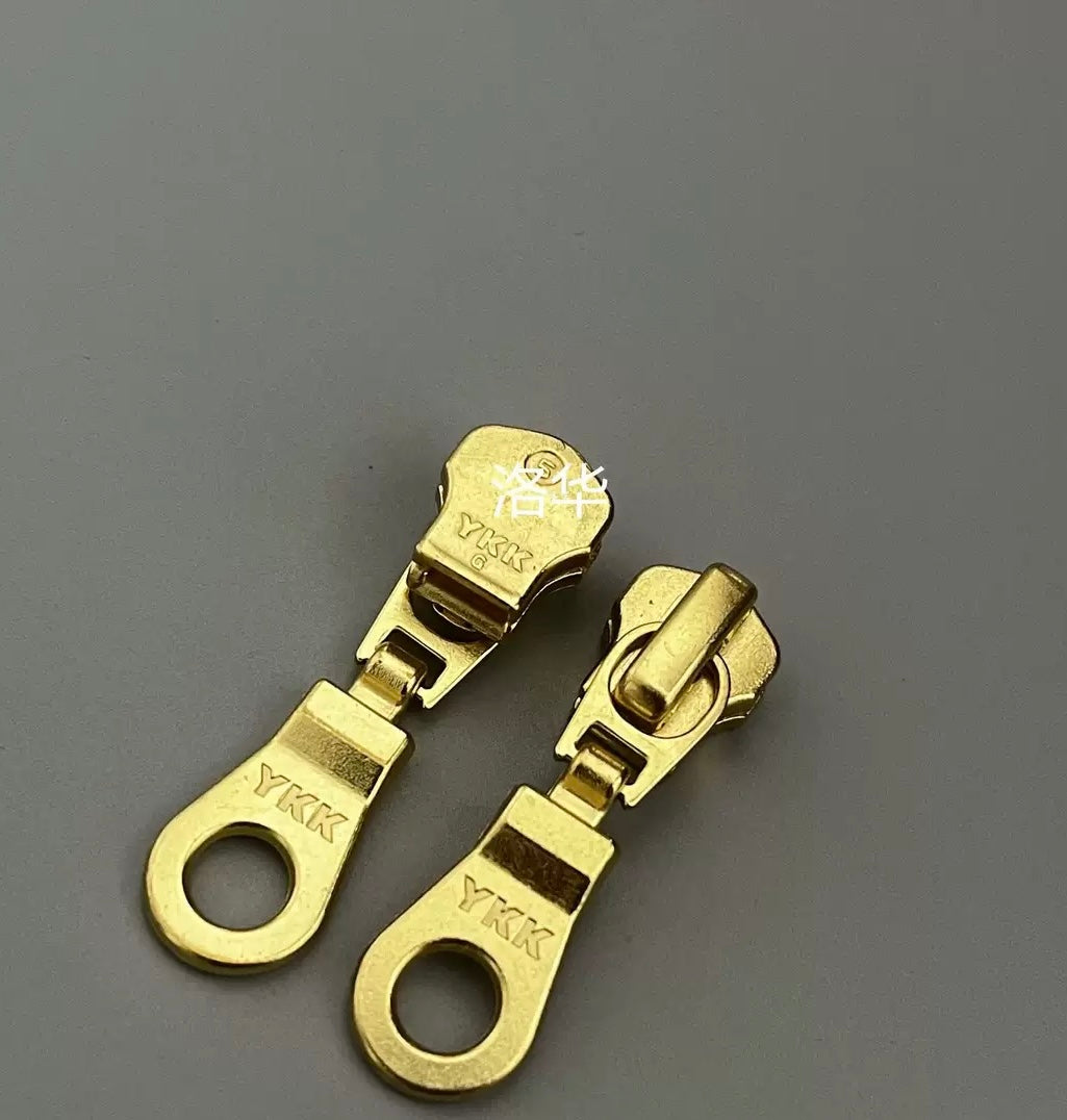 YKK Size 3 Size 5 Metal Zipper Pulls 8 PCS