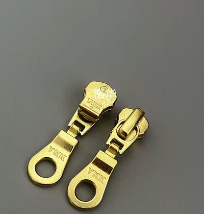YKK Size 3 Size 5 Metal Zipper Pulls 8 PCS
