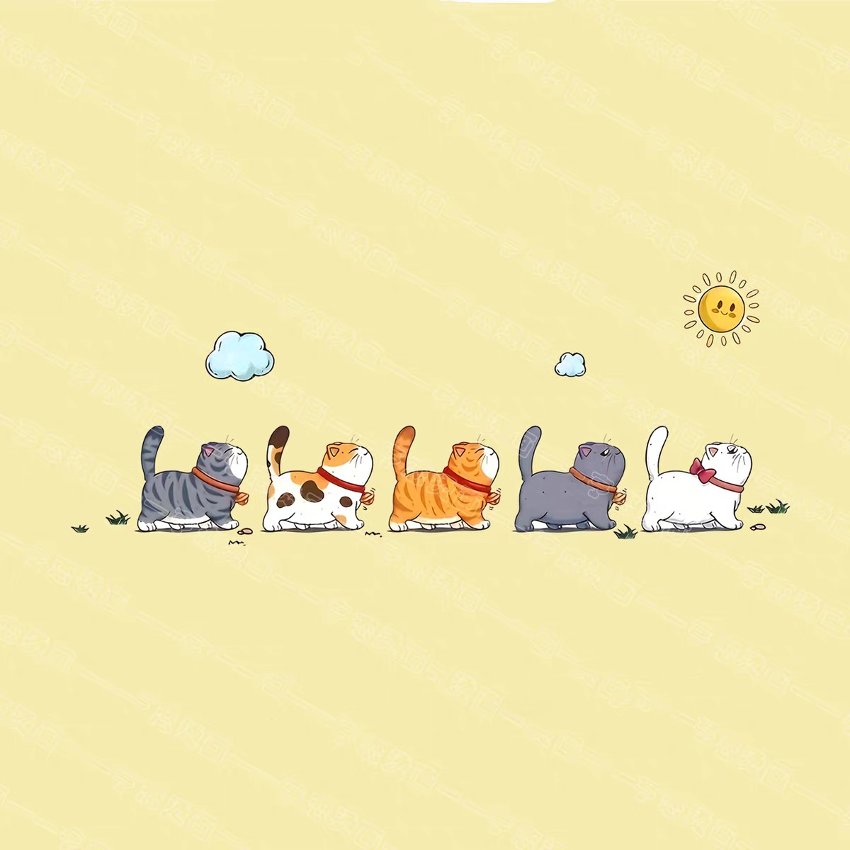 Cat Team Iron On DTF Transfer