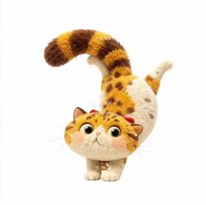 Happy Cat Iron On DTF Transfer