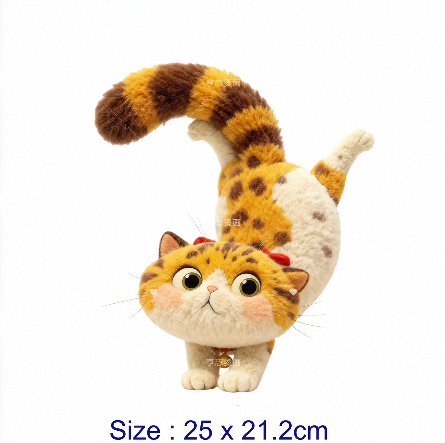 Happy Cat Iron On DTF Transfer