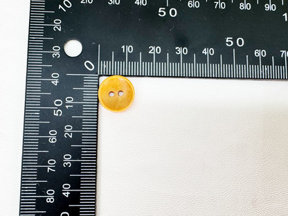 Natural Wood Buttons, Light Brown, 2-Hole,  10PCS