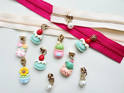 Sweet Cake Zipper Pulls