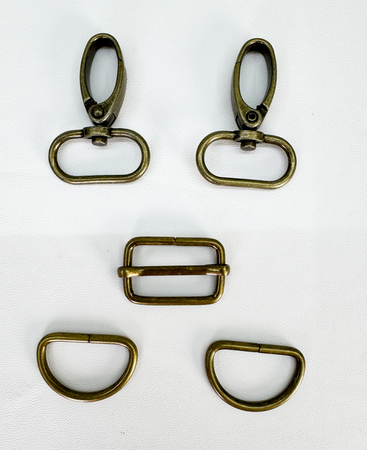 1'' Wide Adjustable Strap Hardware Kit, 5 Pieces