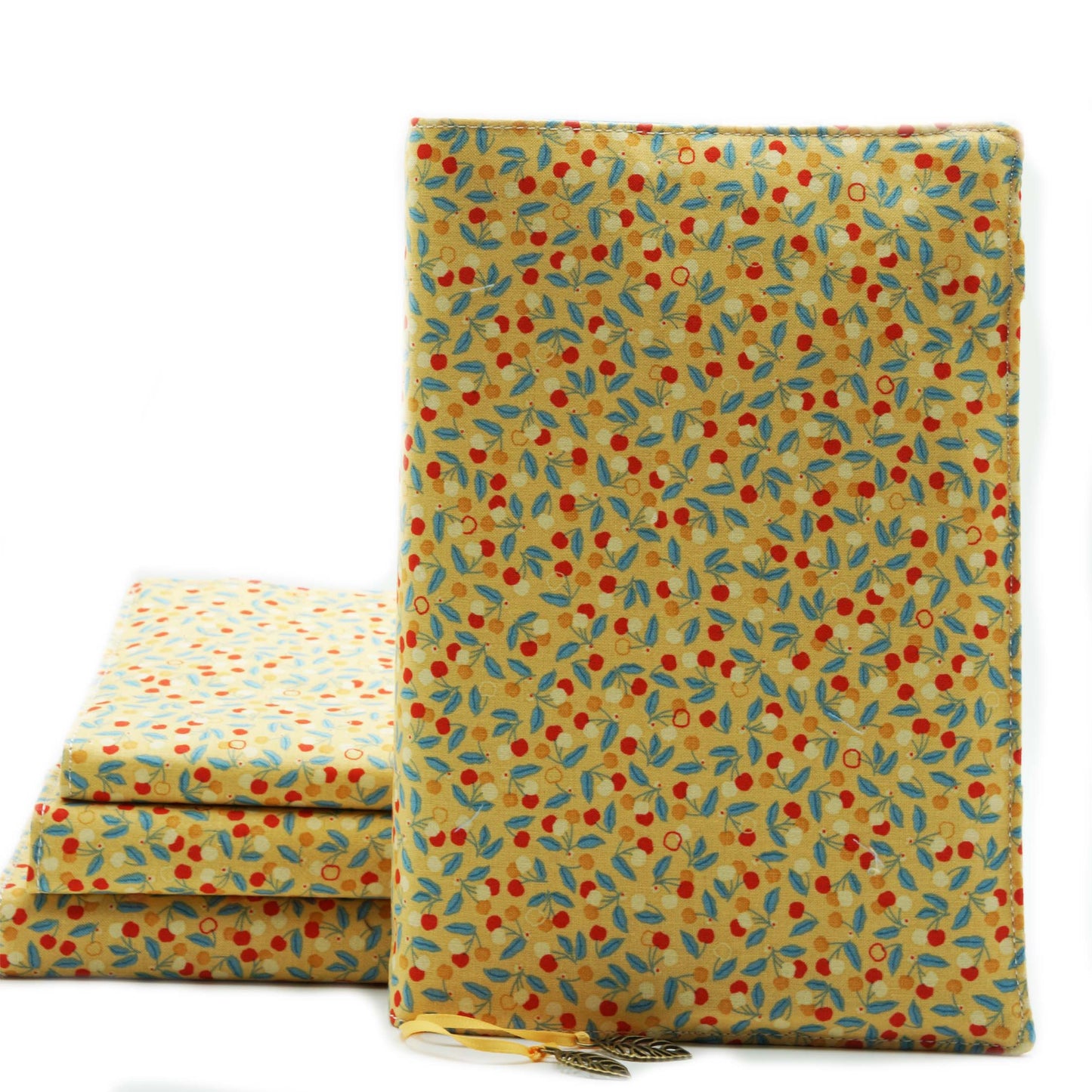 Cherry Bijou Fabric Book Cover