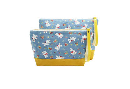 Happy Rabbits Zipper Bag, Make-Up Bag
