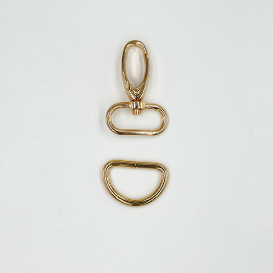 1"-wide Brass Hardware Kit