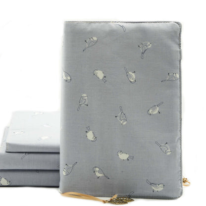 Hello Bird Fabric Book Cover