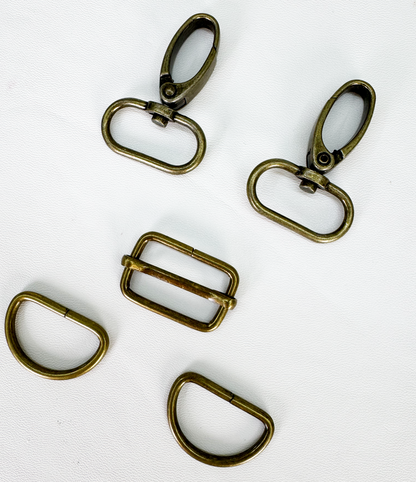 1'' Wide Adjustable Strap Hardware Kit, 5 Pieces