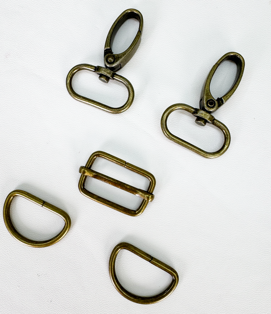 1'' Wide Adjustable Strap Hardware Kit, 5 Pieces