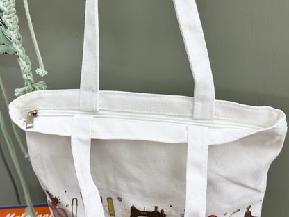Sewing Canvas Zipper Bag