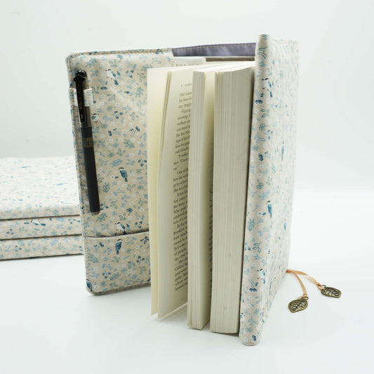 Wander About Forest Titmouse Fabric Book Cover