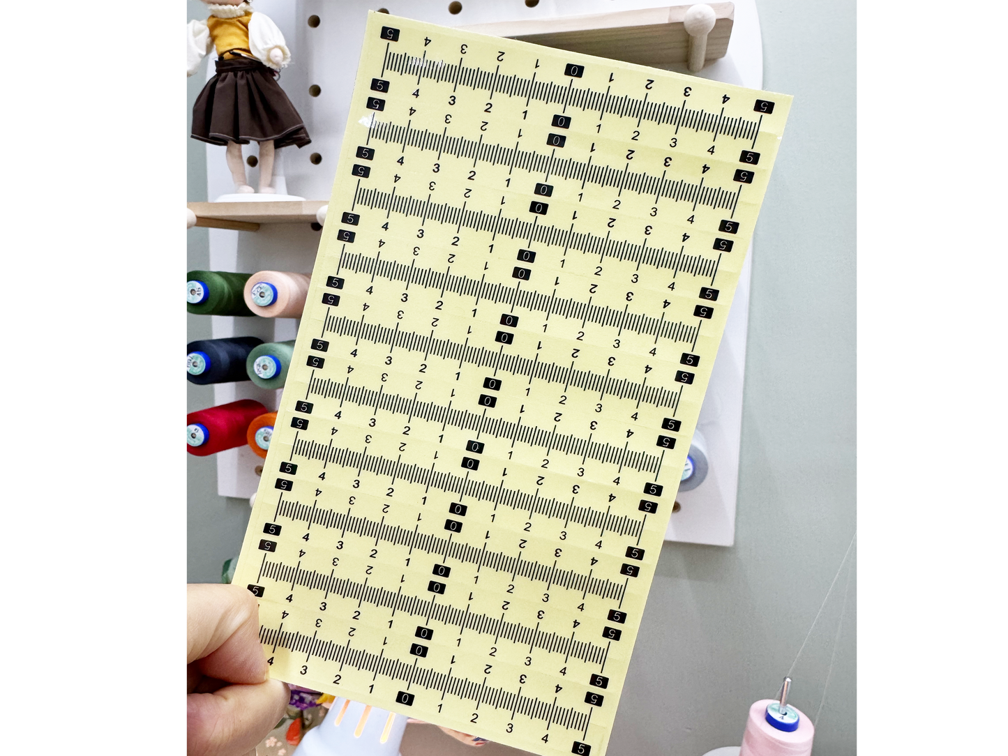 Seam Allowance Guide Sticker for Sewing Machines (10 pieces), FREE shipping