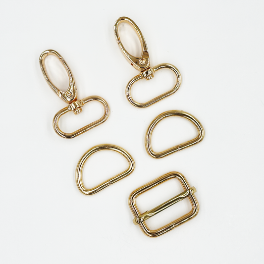 1'' Wide Adjustable Strap Hardware Kit, 5 Pieces