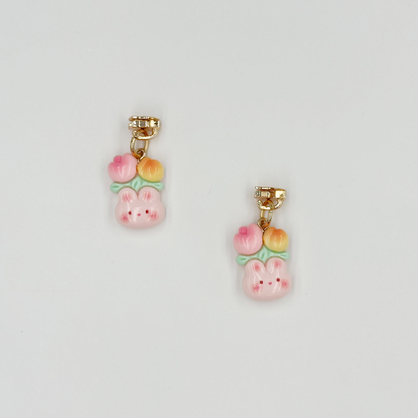 Cute Rabbit Zipper Pulls 4PCS