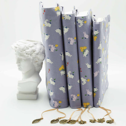 Enjoy Rabbit Fabric Book Cover