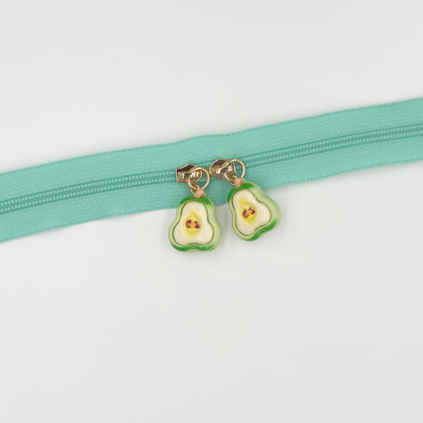 Avocado Zipper Pulls 4PCS