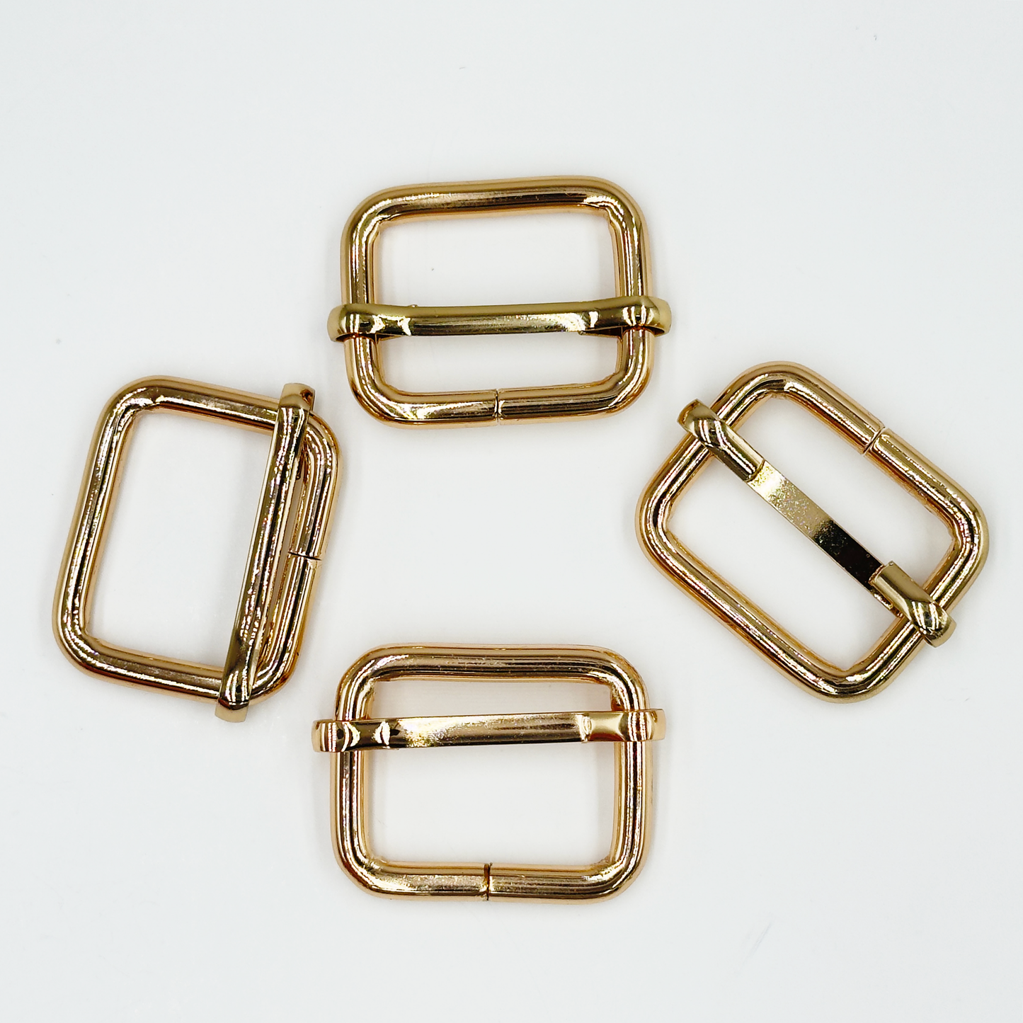 1" Metal Strap Adjuster: Slide Bar l 4 PCS