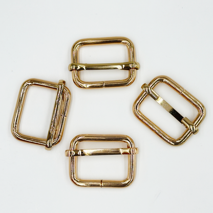 1" Metal Strap Adjuster: Slide Bar l 4 PCS