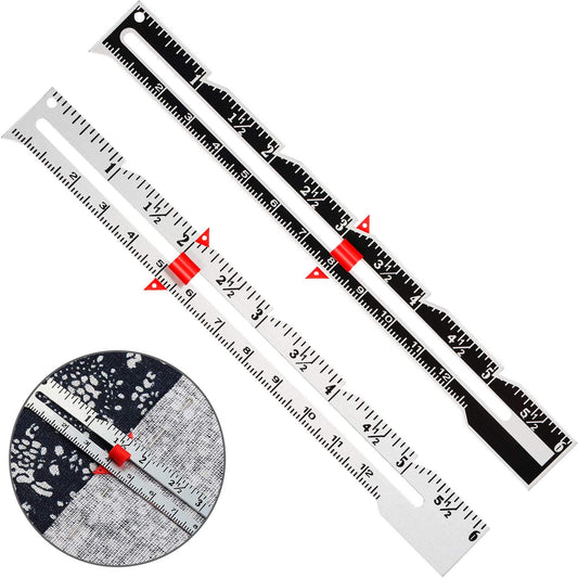 Sewing Gauge Metal Sliding Gauge