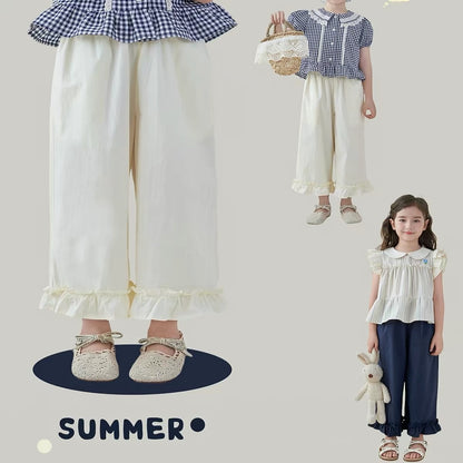 Rosie Ruffle Trim Pants Pre-Cut Kraft Paper Pattern