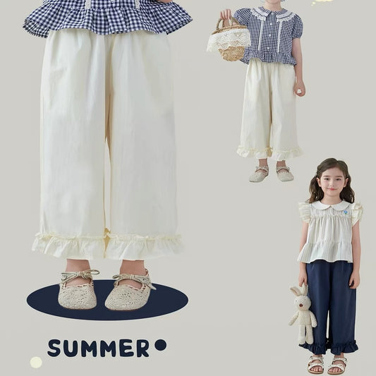 Rosie Ruffle Trim Pants Pre-Cut Kraft Paper Pattern