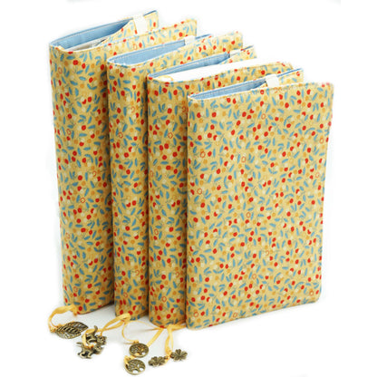 Cherry Bijou Fabric Book Cover