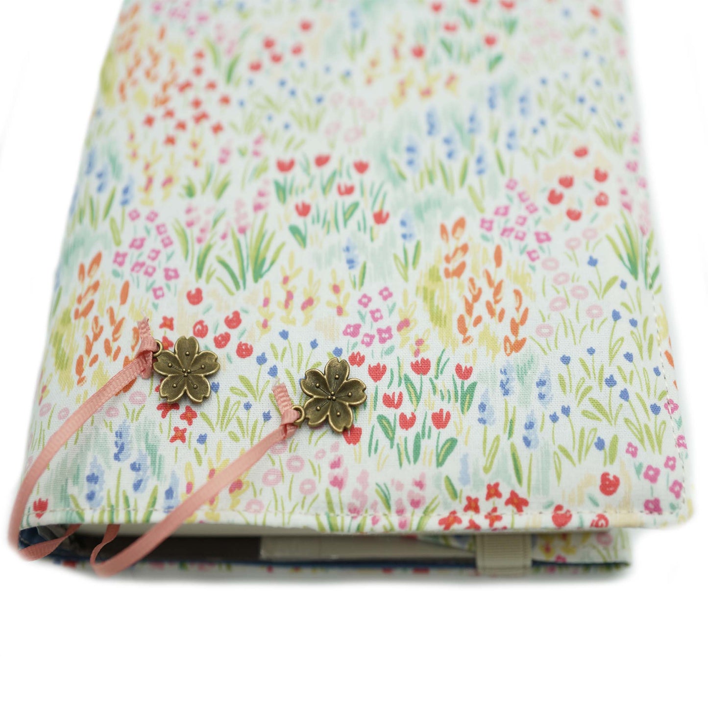 Blurry Garden Fabric Book Cover