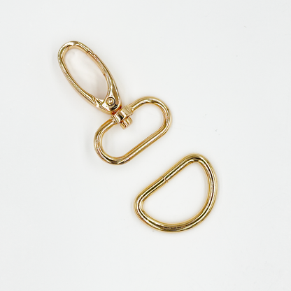 1"-wide Brass Hardware Kit