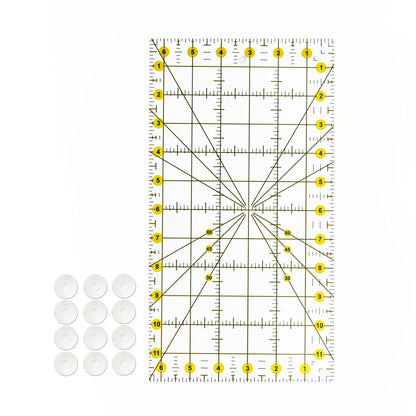 Sewing Rulers, Quilting Rulers Fabric Cutting Ruler