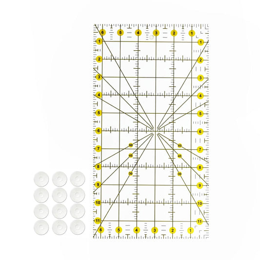 Sewing Rulers, Quilting Rulers Fabric Cutting Ruler