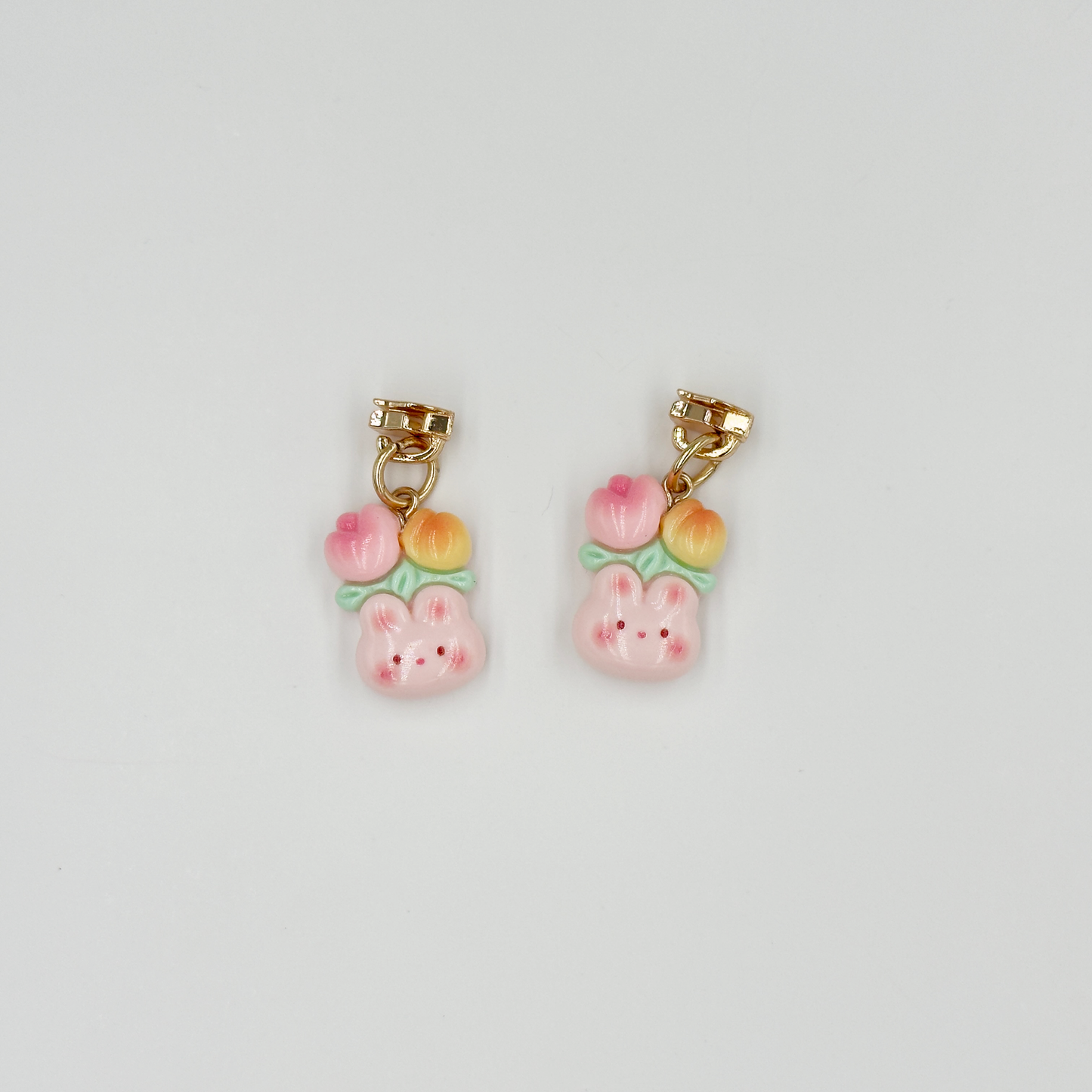 Cute Rabbit Zipper Pulls 4PCS