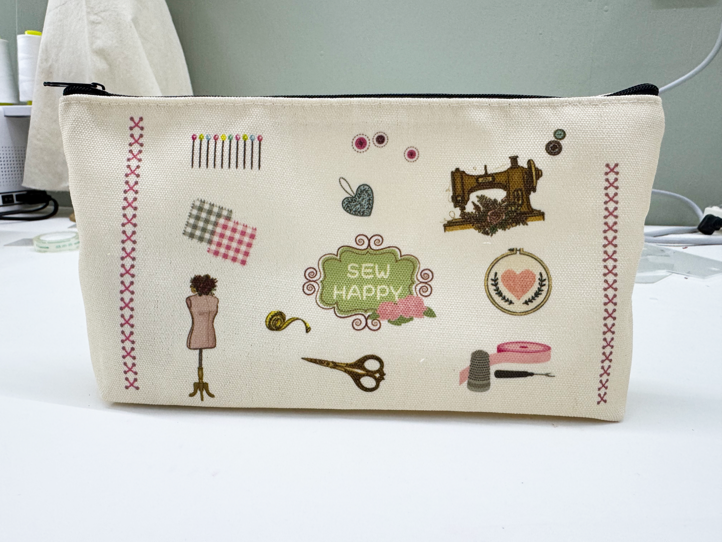 Sewing Zipper Pouch