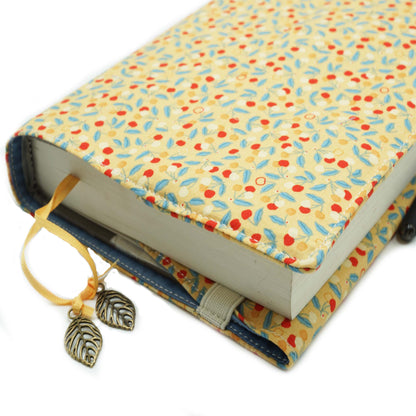 Cherry Bijou Fabric Book Cover
