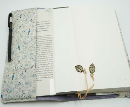 Wander About Forest Titmouse Fabric Book Cover