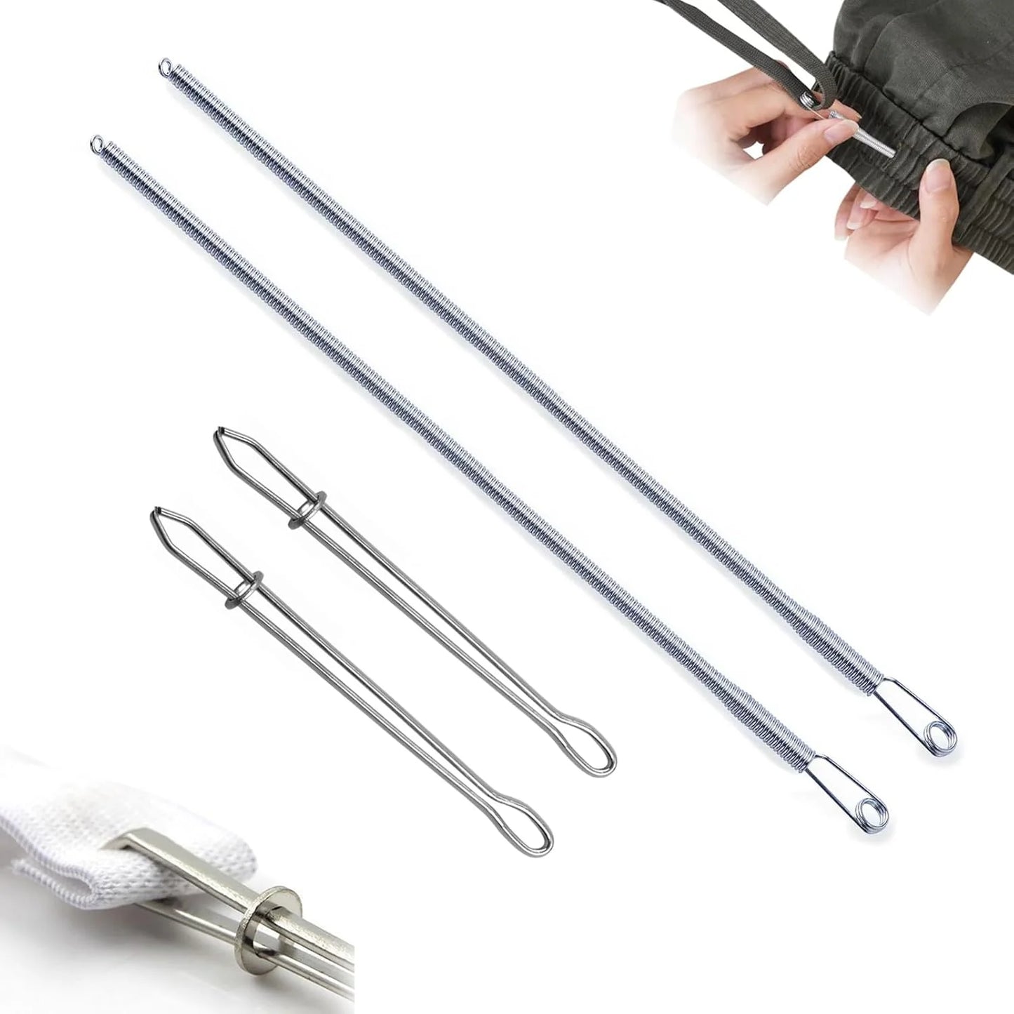 2 Pcs Drawstring Threader