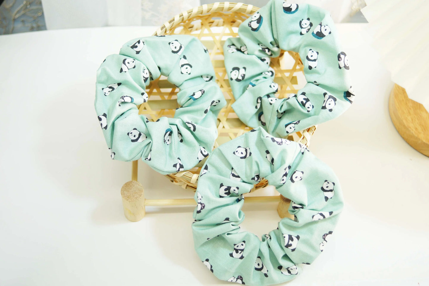 Baby Panda Scrunchie